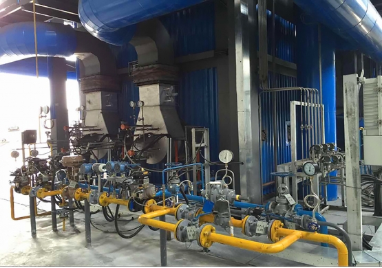 山東某化工廠高效工業煤粉爐燃燒器系統