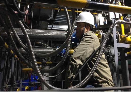 天津某化工廠燃氣低氮燃燒器系統