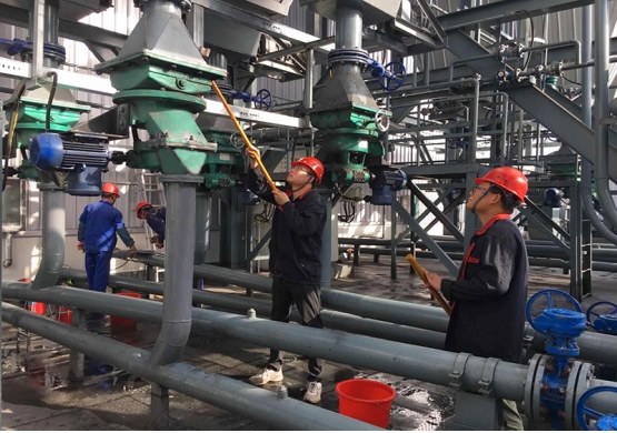 煙臺項目高效工業煤粉爐輔機系統